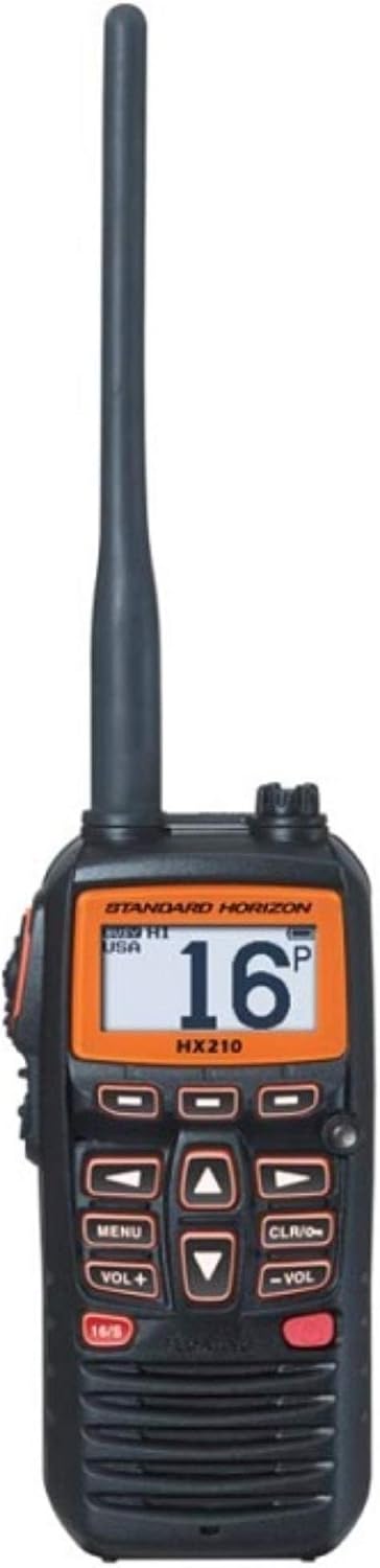 Standard Horizon HX210 Floating Marine VHF Transceiver 6W Black