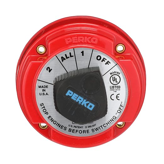 Seachoice 11501 Battery Selector Switch Dual Isolator 12-50V